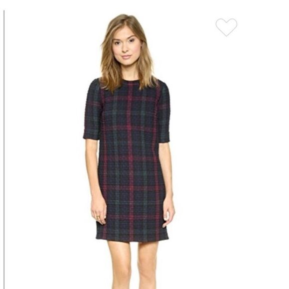 Elizabeth and James Dresses & Skirts - Elizabeth and James plaid Claremont quilted XS shift dress